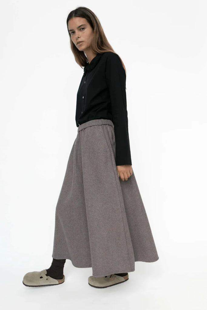 Studio Feder - Agnes Skirt - Brown Melange