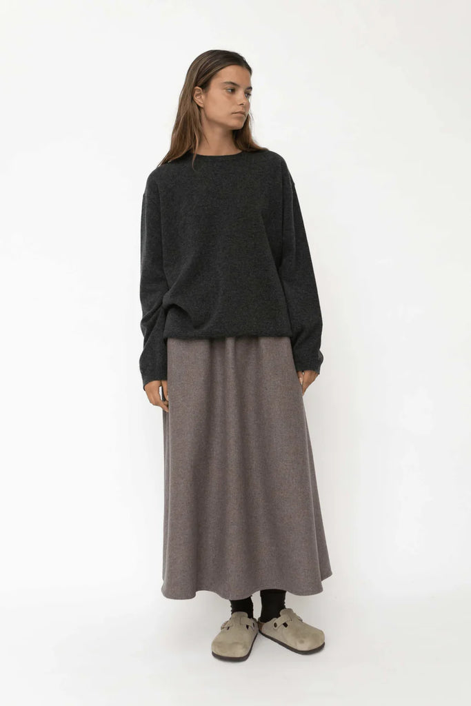 Studio Feder - Agnes Skirt - Brown Melange