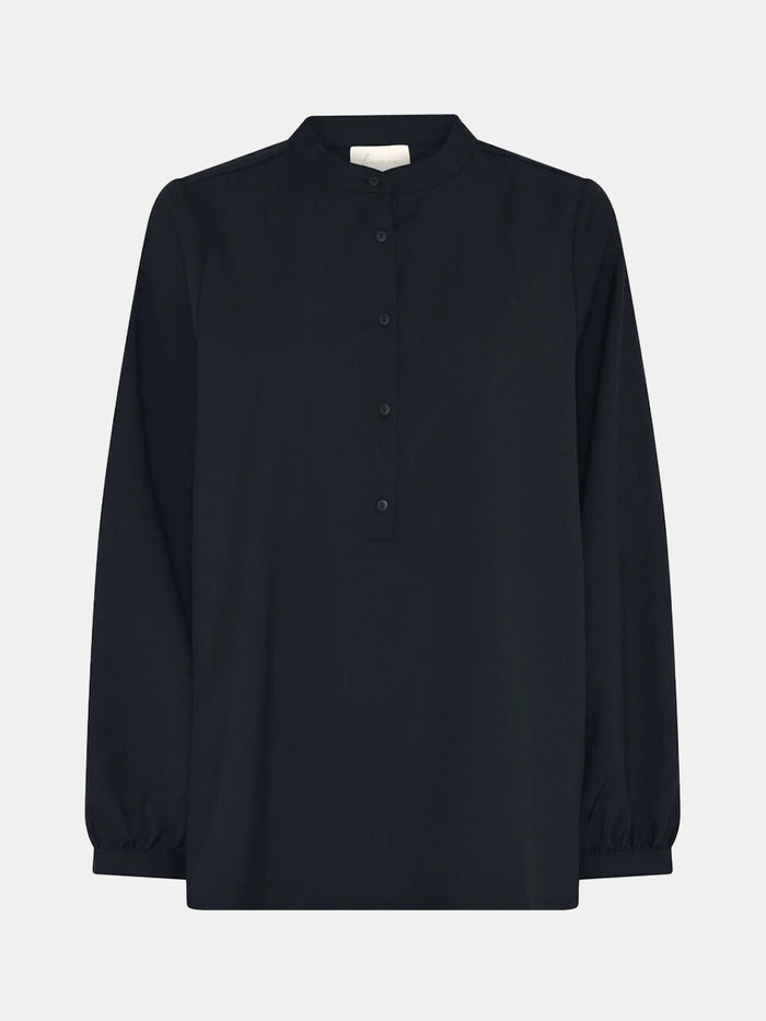 Frau - Madrid Wool Shirt - Dark Navy