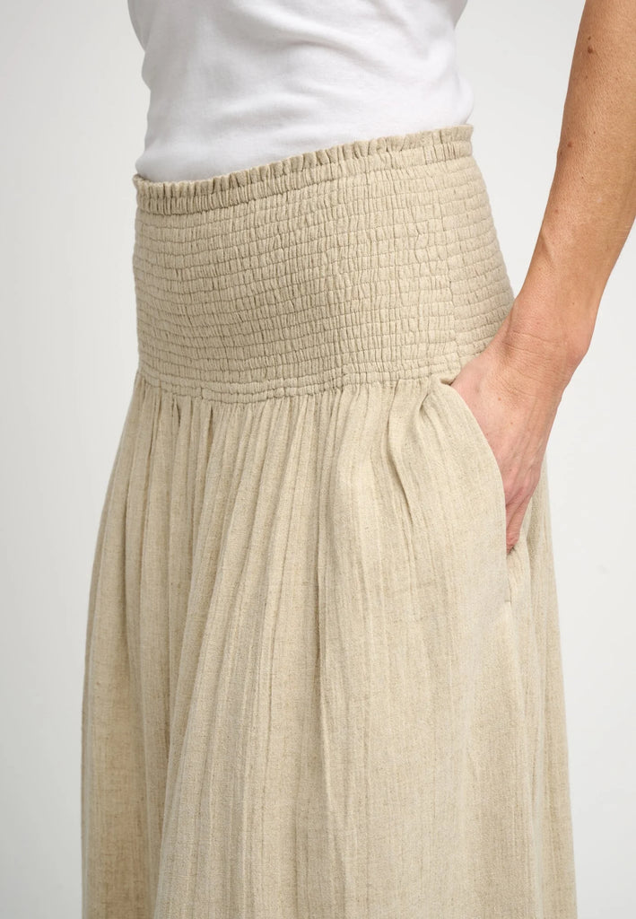 Moshi Moshi Mind  - Malou Skirt Linen - Natural Linen