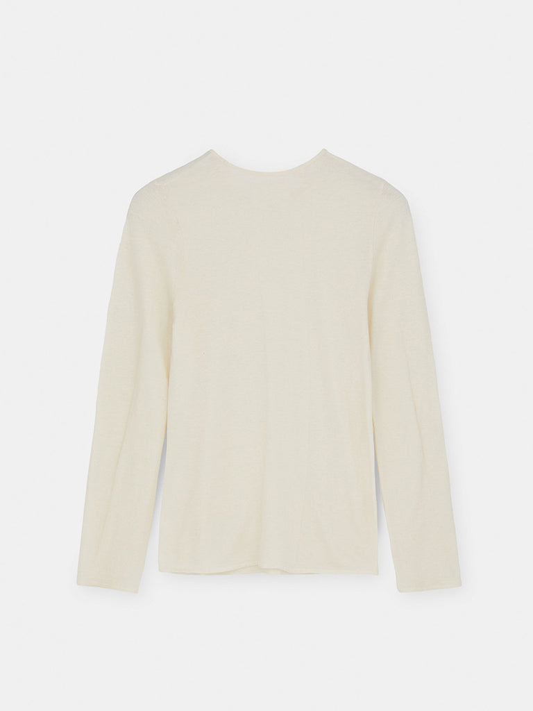 Aiayu - Gentle Cashmere Long Sleeve - Pure Ecru