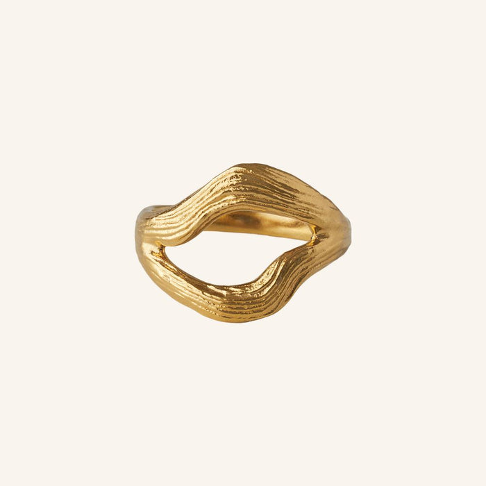 Pernille Corydon - Flowing Dreams Ring - Forgyldt