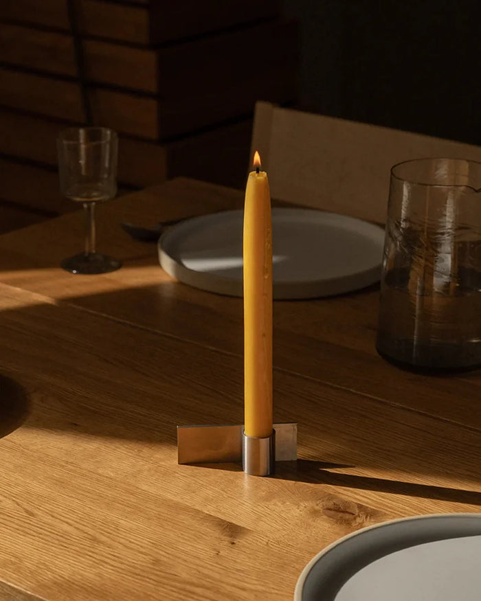 Frama - Fundament Candle Holder - Stainless Steel - Form 2