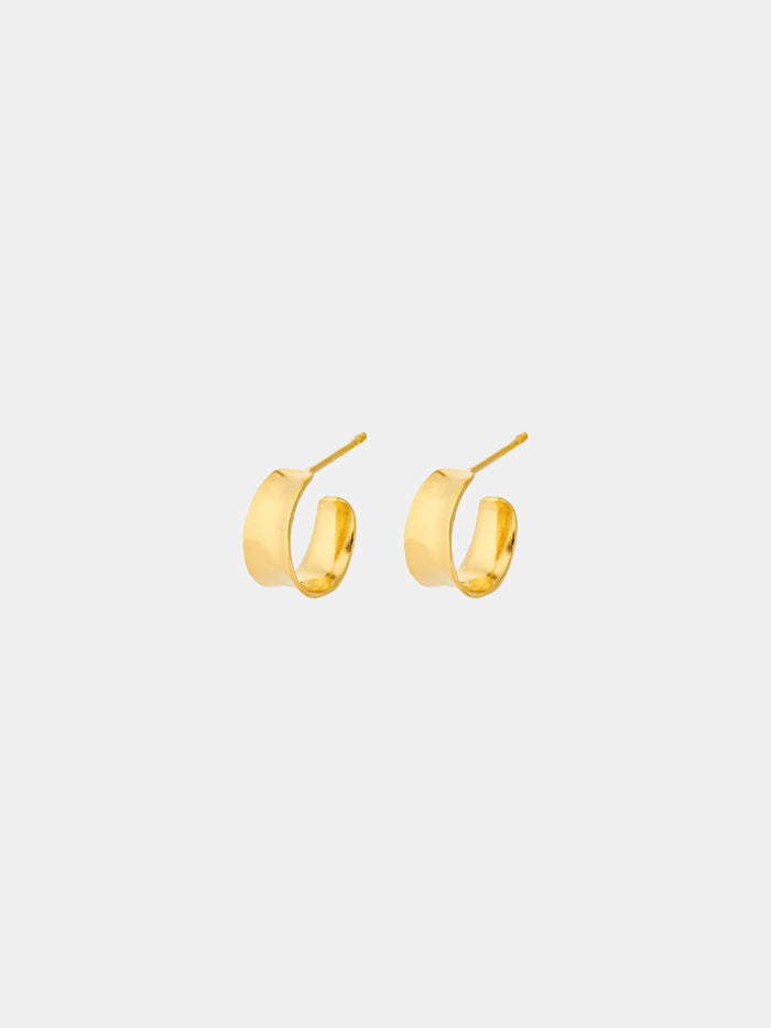 Pernille Corydon - Mini Saga Earrings - Sølv el. Forgyldt