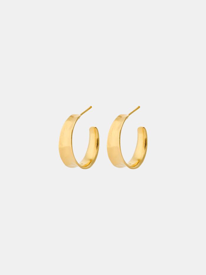Pernille Corydon - Small Saga Earrings - Sølv el. Forgyldt