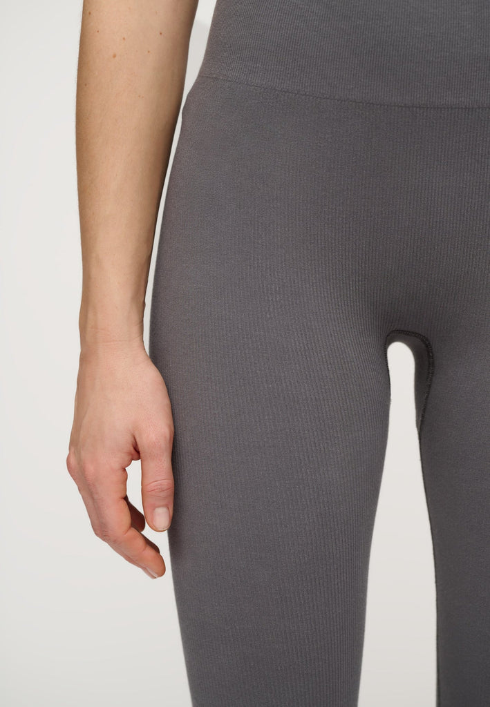 Moshi Moshi Mind - Anura Rib Leggings - Timeless Grey