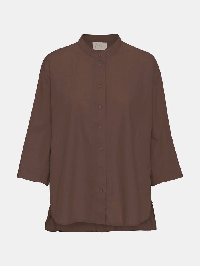 Frau - Seoul Short Shirt - Coffee Quartz