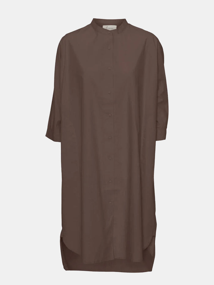 Frau - Seoul Long Shirt - Coffee Quartz