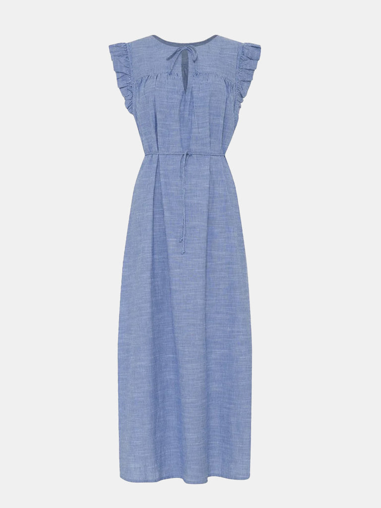 Frau - Stockholm Dress - Medium Blue Stripe