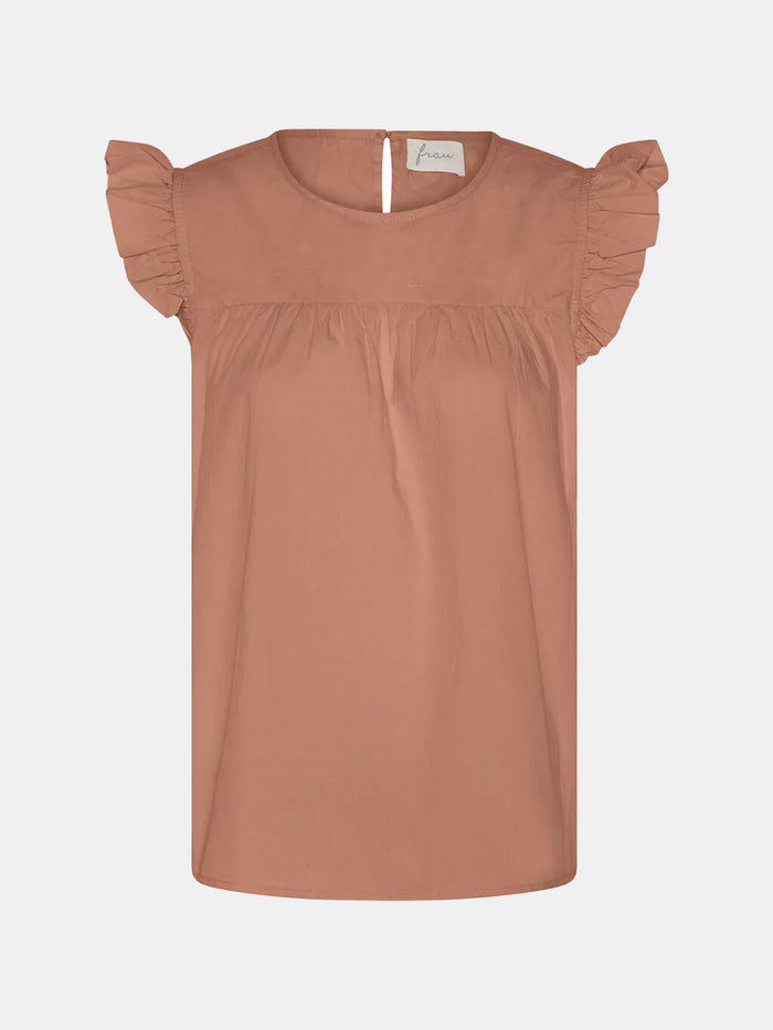 Frau - Stockholm Top - Cameo Brown