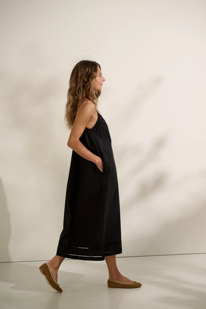 Moshi Moshi Mind - Sunlight Dress Poplin - Moonless Night