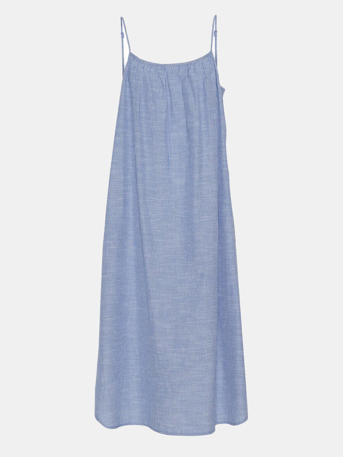 Frau - Vancouver Dress - Medium Blue Stripe