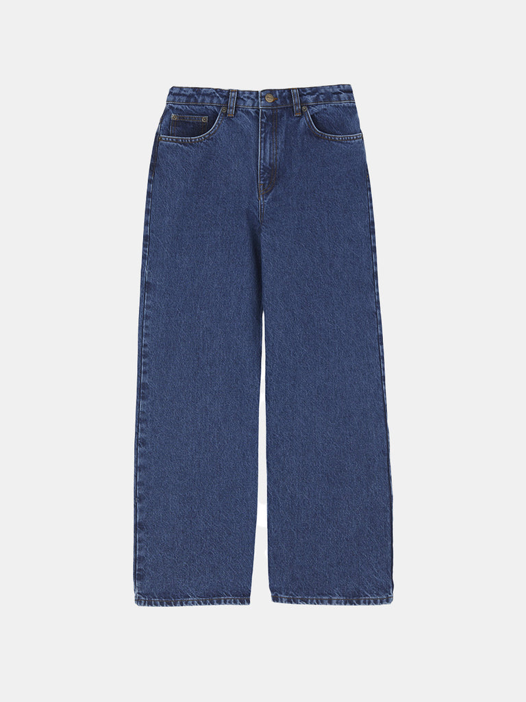 Skall Studio - Willow Wide Jeans - Mid Blue Denim