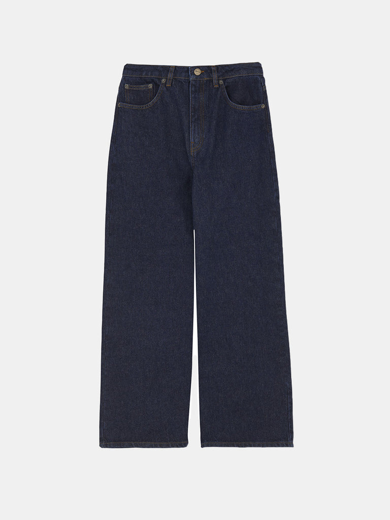 Skall Studio - Willow Wide Jeans - Indigo Blue Denim