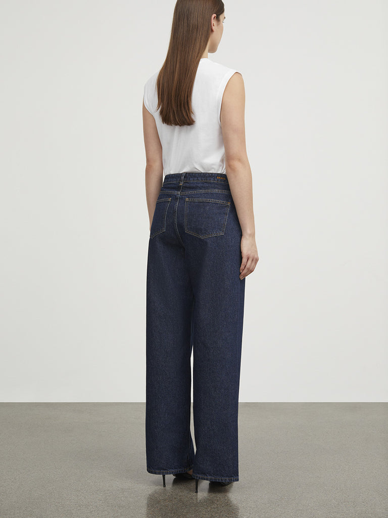 Skall Studio - Willow Wide Jeans - Indigo Blue Denim