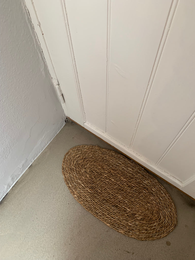 Oval dørmåtte