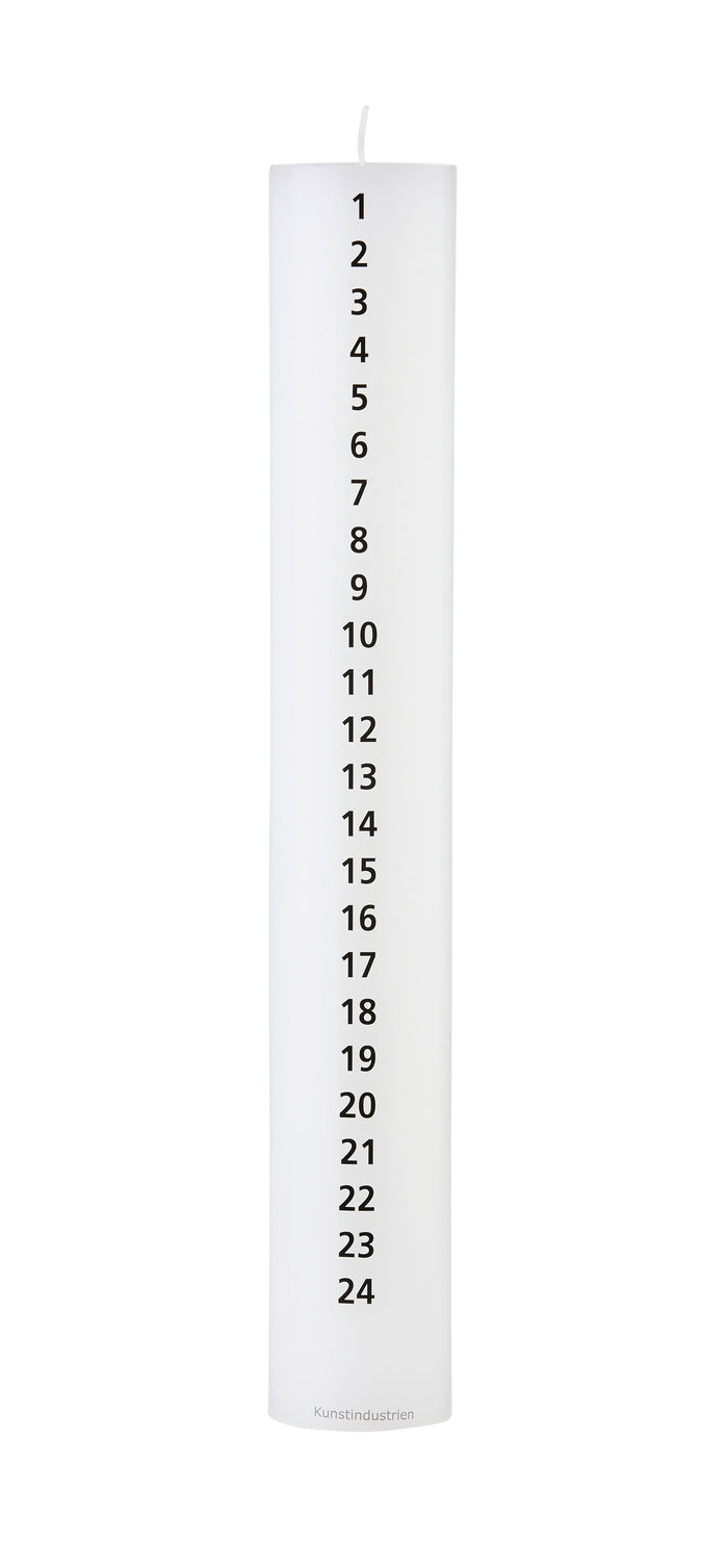 Kunstindustrien - Kalenderlys - 6 x 40 cm