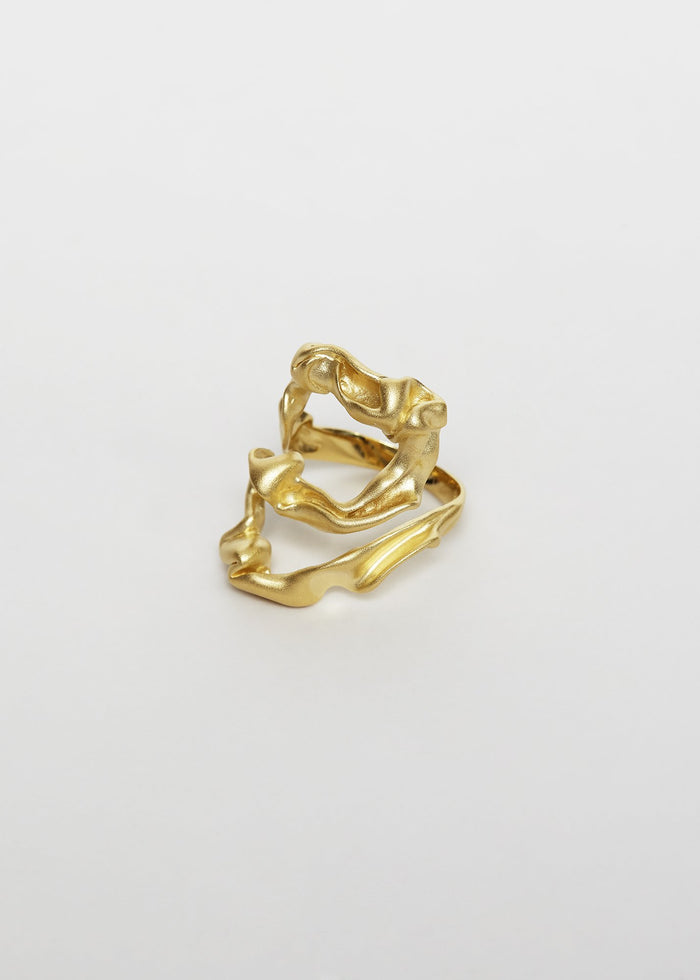 Trine Tuxen - Kale Ring - Forgyldt