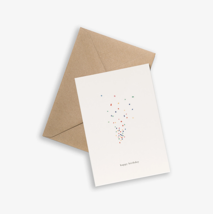 Kartoteket - Greeting Card - Confetti