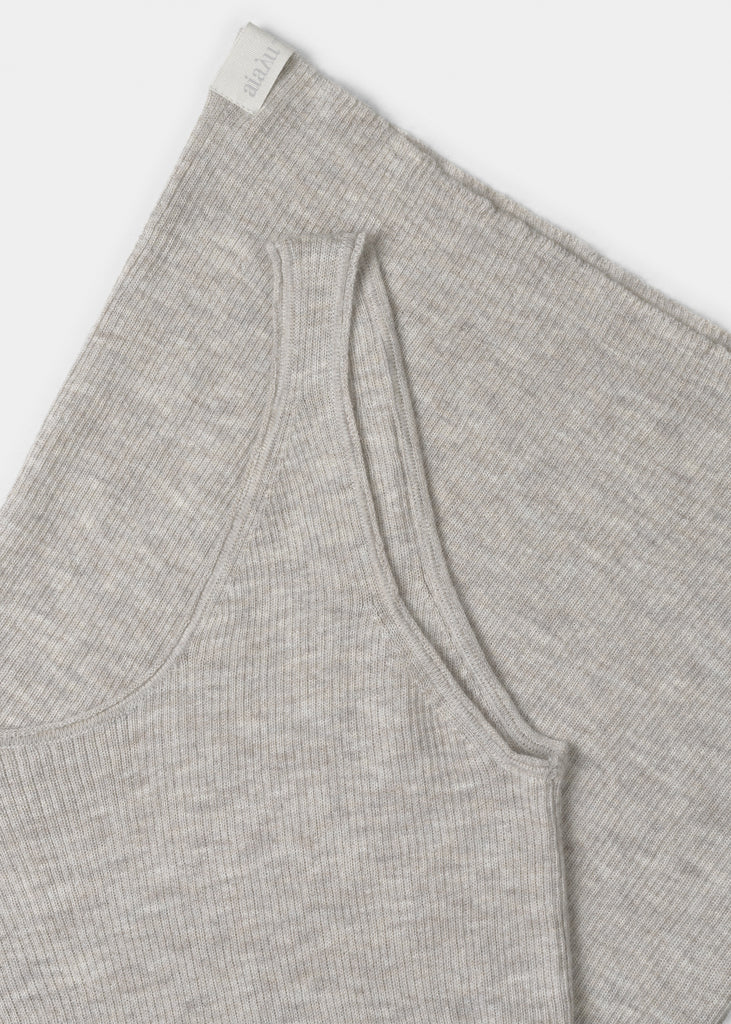 Aiayu - Luma Cashmere Top - Birch Melange